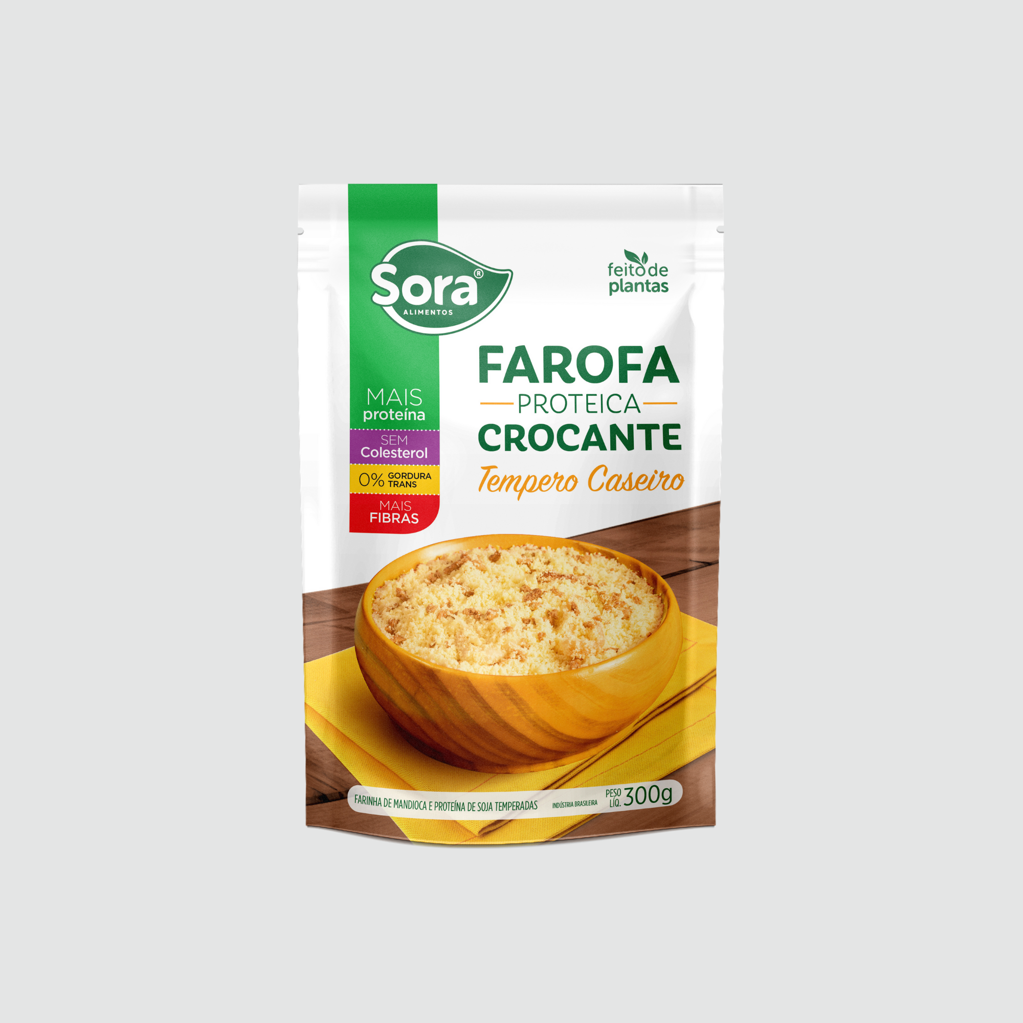 Farofa Proteica Tempero Caseiro 300g