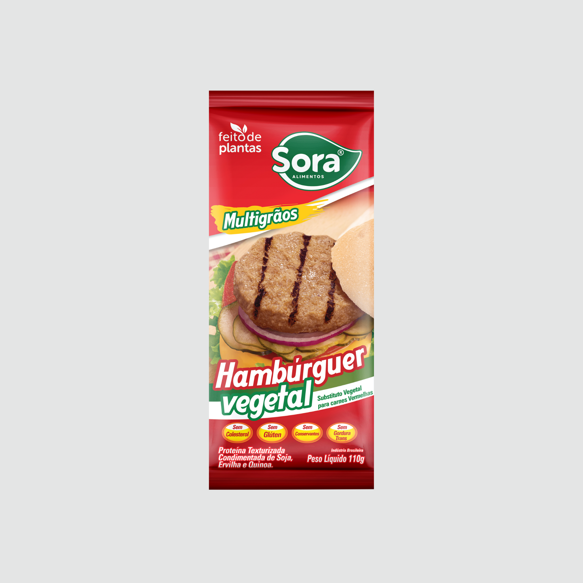 Hambúrguer Multigrãos C.Vermelha 110g